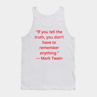 Mark Twain Tank Top